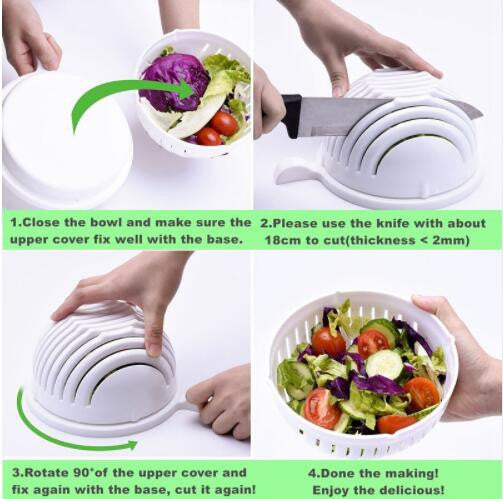 Quick Salad Cutter Bowl – AwesomeBound